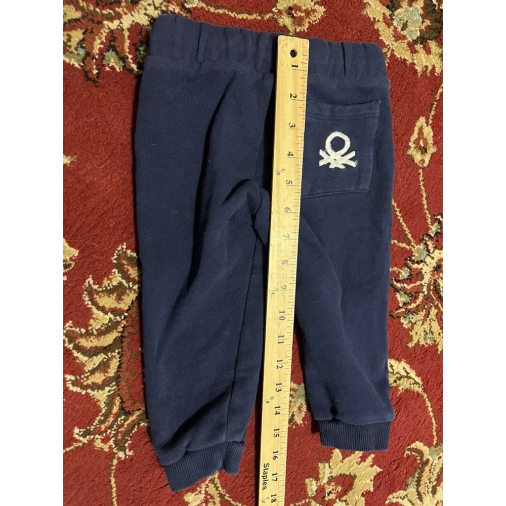 United Colors of Benetton Blue Little Baby’s Jogger Pants Size 18-24 Months